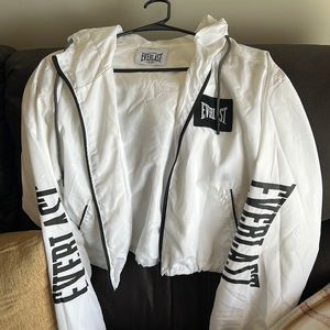 Crop top wind breaker/ wore only once/ doesn’t fit me/ like new